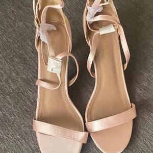 Dream Pairs Blush Pink Strappy Ankle-Sandal